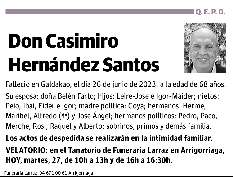 Casimiro Hernández Santos