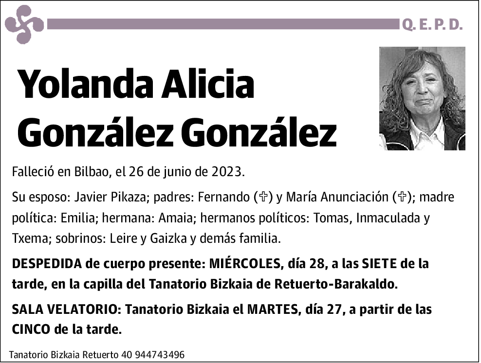 Yolanda Alicia González González