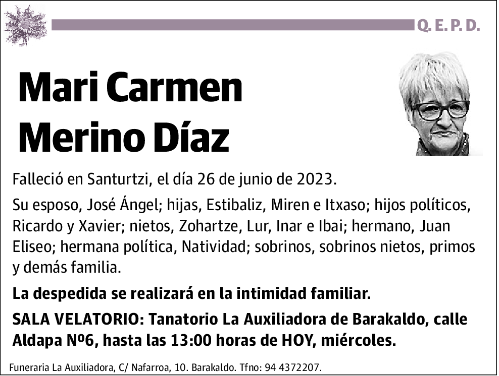 Mari Carmen Merino Diaz