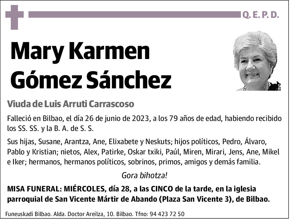 Mary Karmen Gómez Sánchez