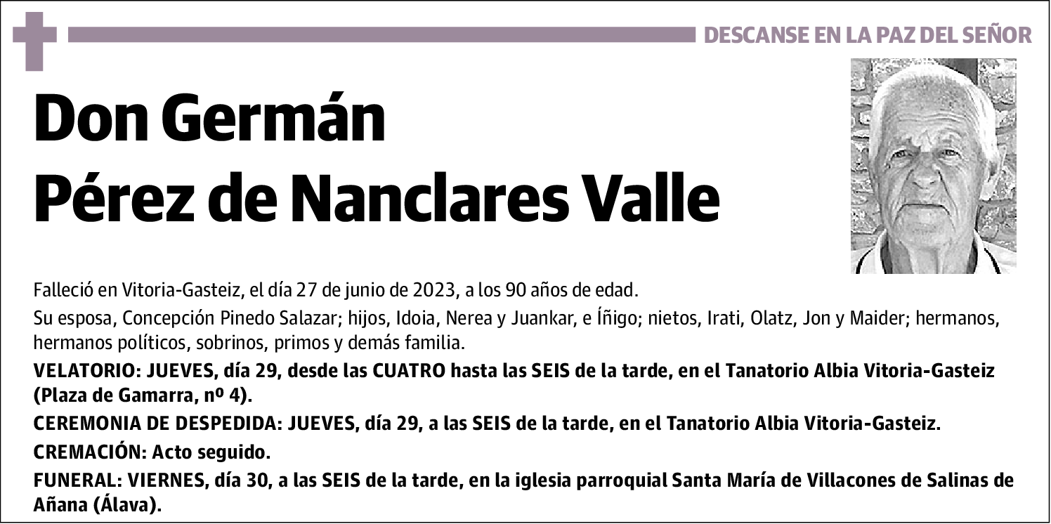 Germán Pérez De Nanclares Valle