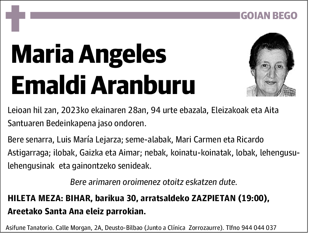 Maria Angeles Emaldi Aranburu