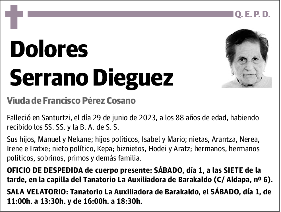 Dolores Serrano Dieguez