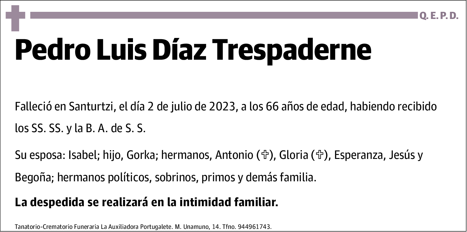 Pedro Luis Díaz Trespaderne