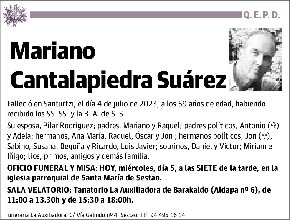 Mariano Cantalapiedra Suárez