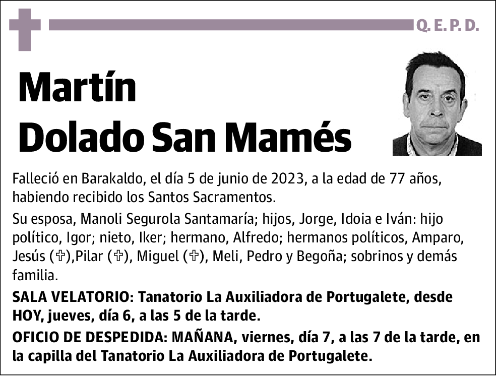 Martín Dolado San Mamés