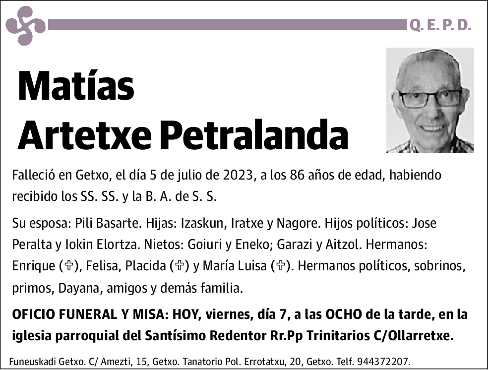 Matias Artetxe Petralanda