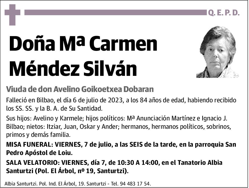 Mª Carmen Méndez Silván