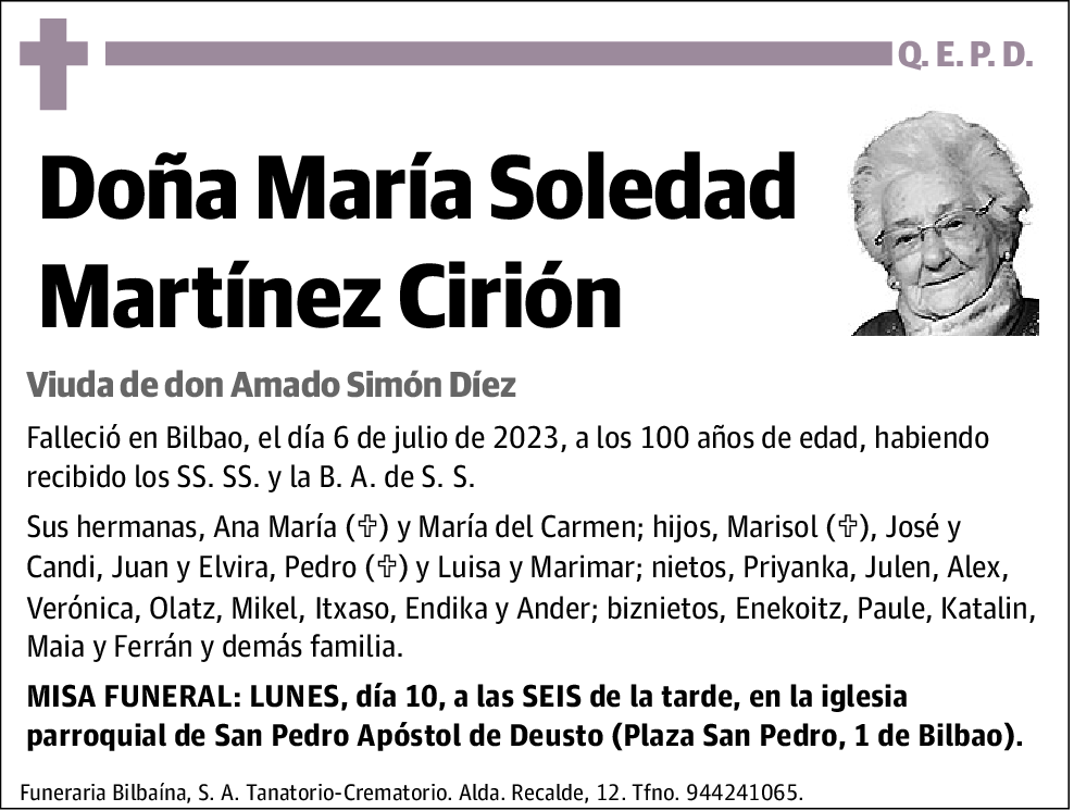 María Soledad Martínez Cirión