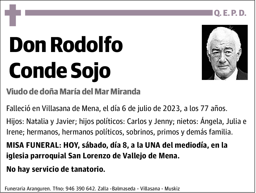 Rodolfo Conde Sojo