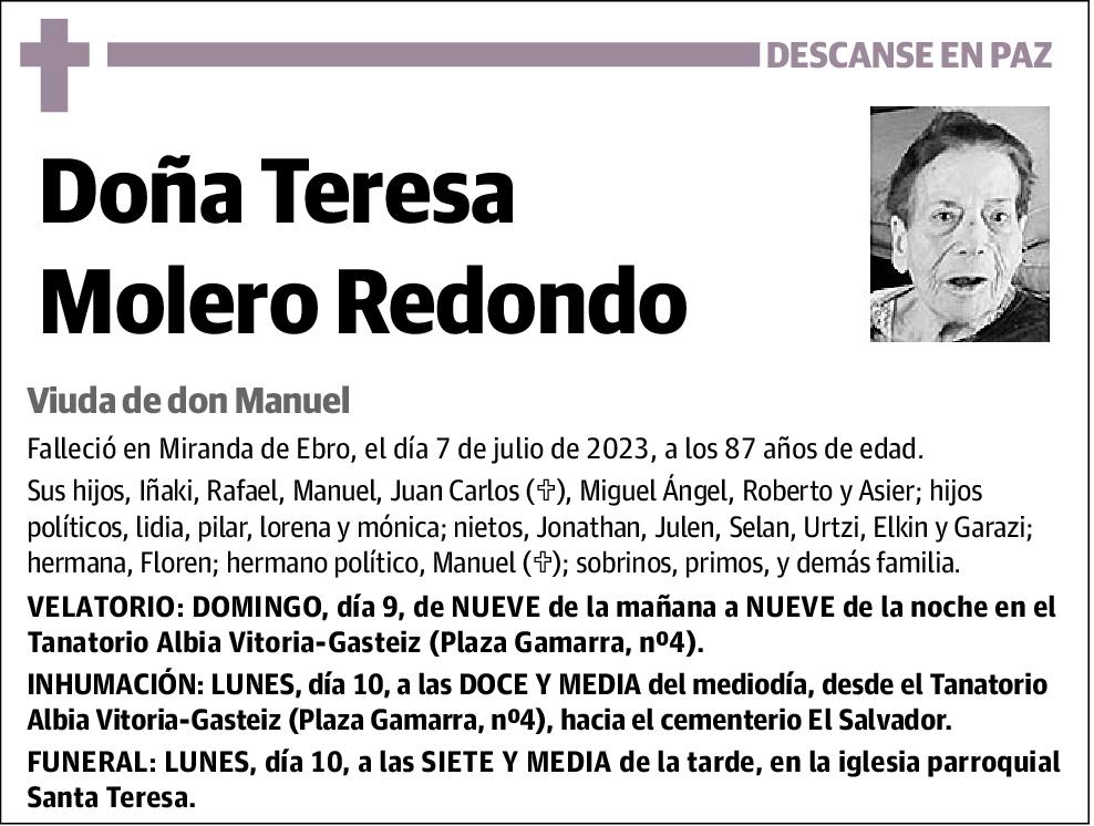 Teresa Molero Redondo