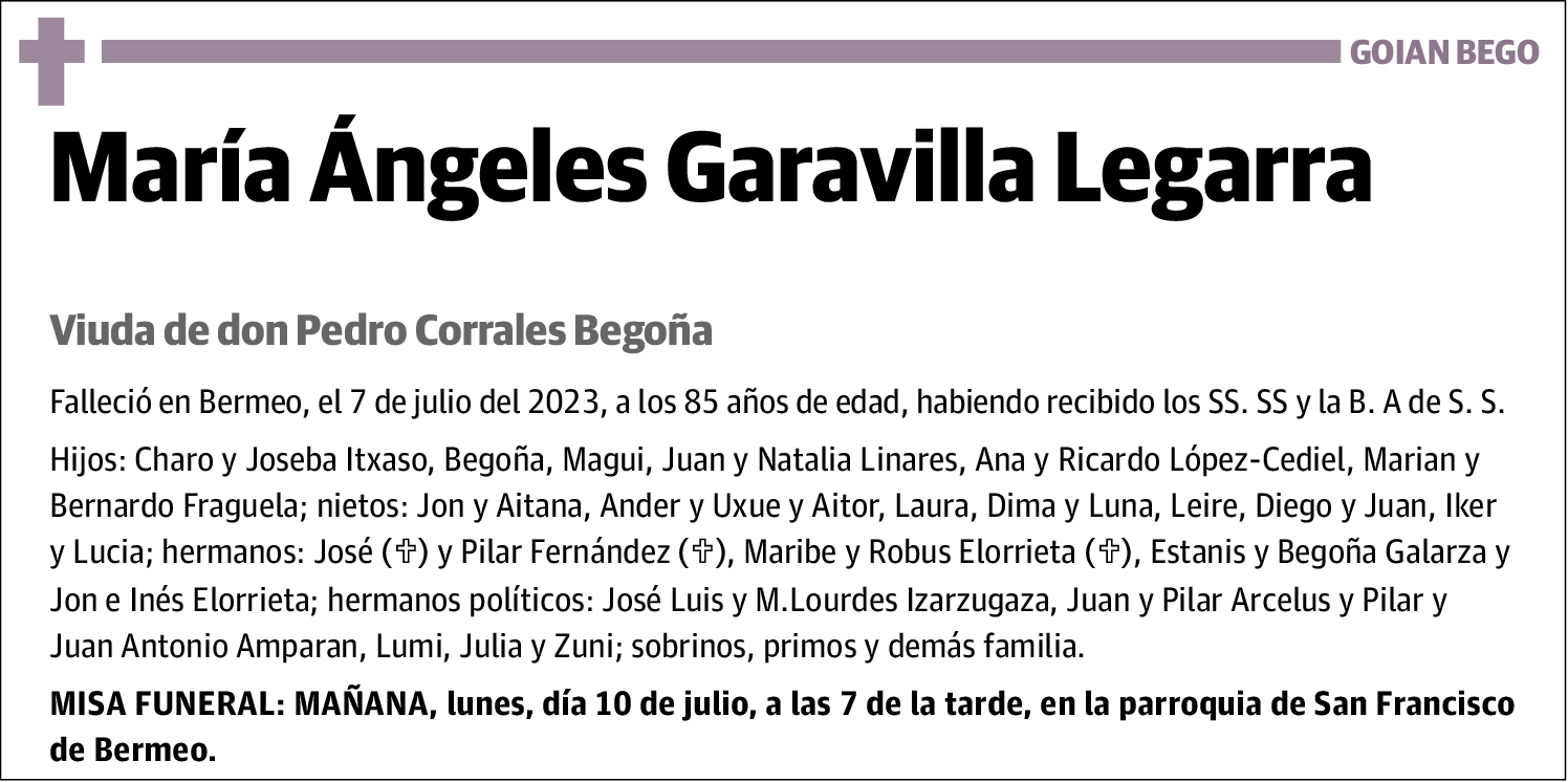 María Ángeles Garavilla Legarra