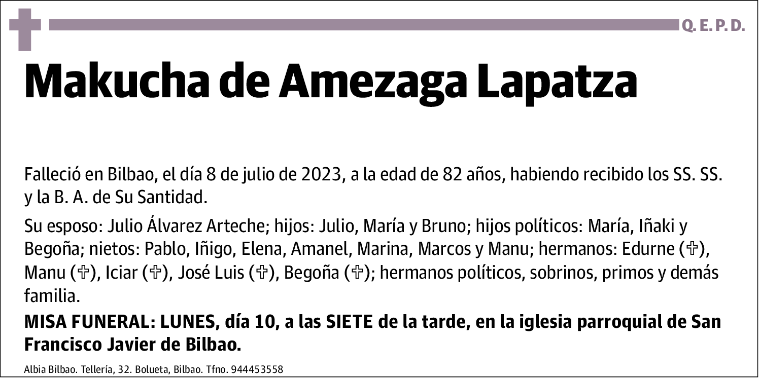 Makucha De Amezaga Lapatza