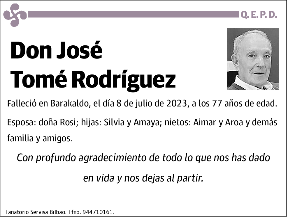 José Tomé Rodriguez