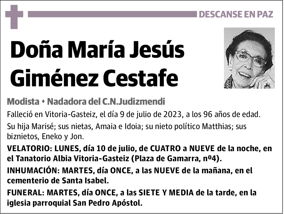 María Jesús Giménez Cestafe