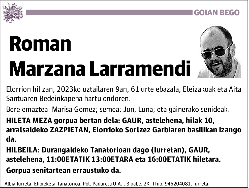 Roman Marzana Larramendi