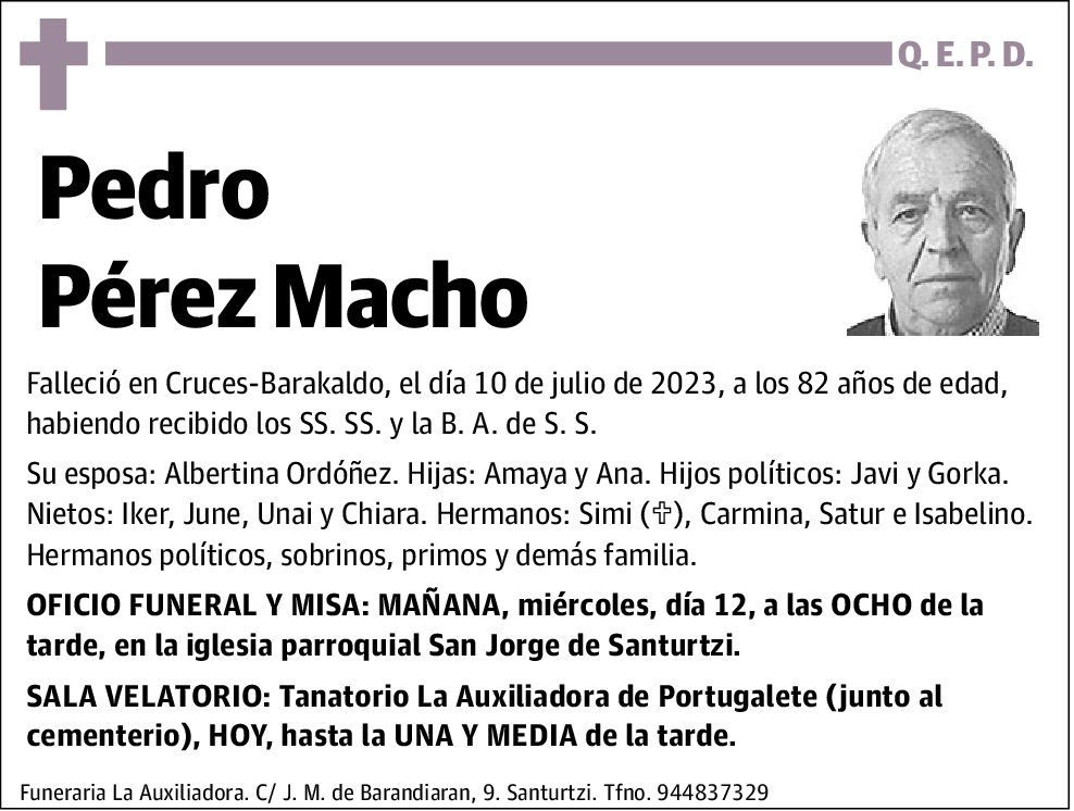 Pedro Pérez Macho