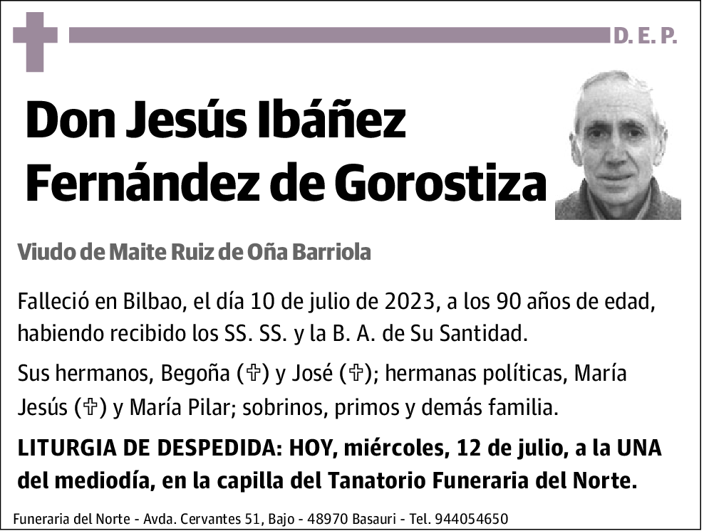 Jesús Ibáñez Fernández de Gorostiza