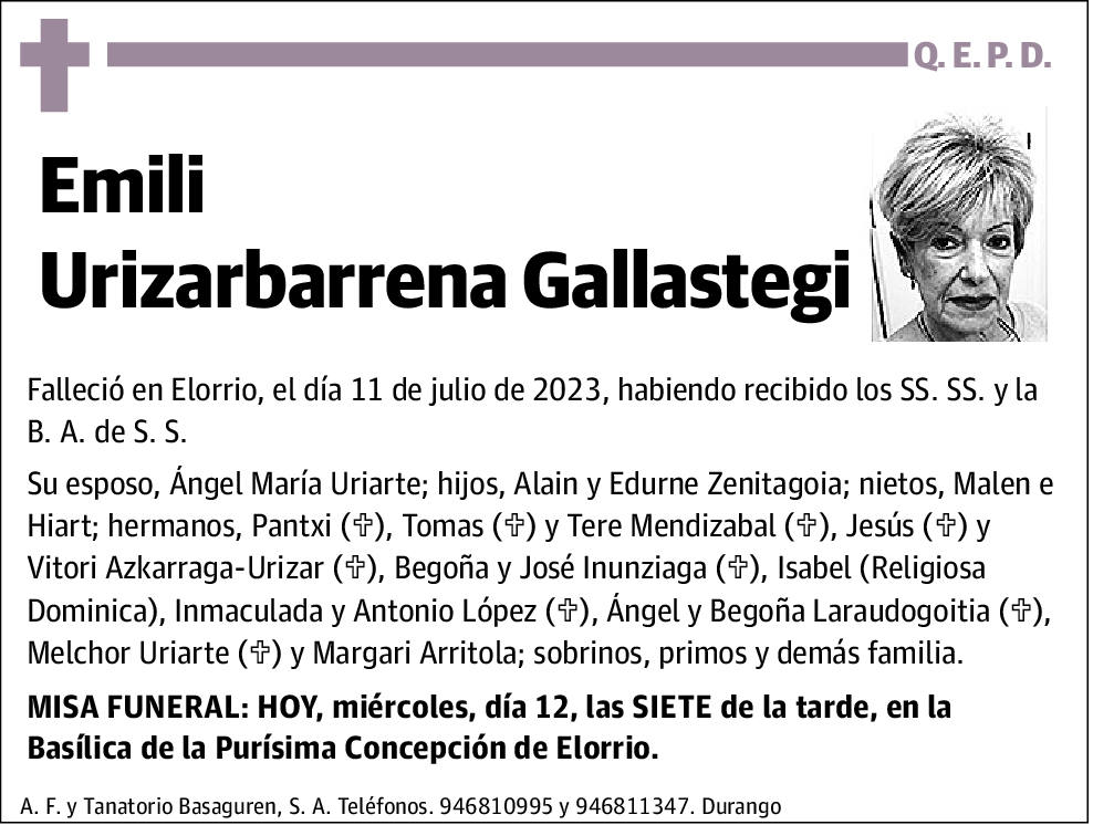 Emili Urizarbarrena Gallastegi