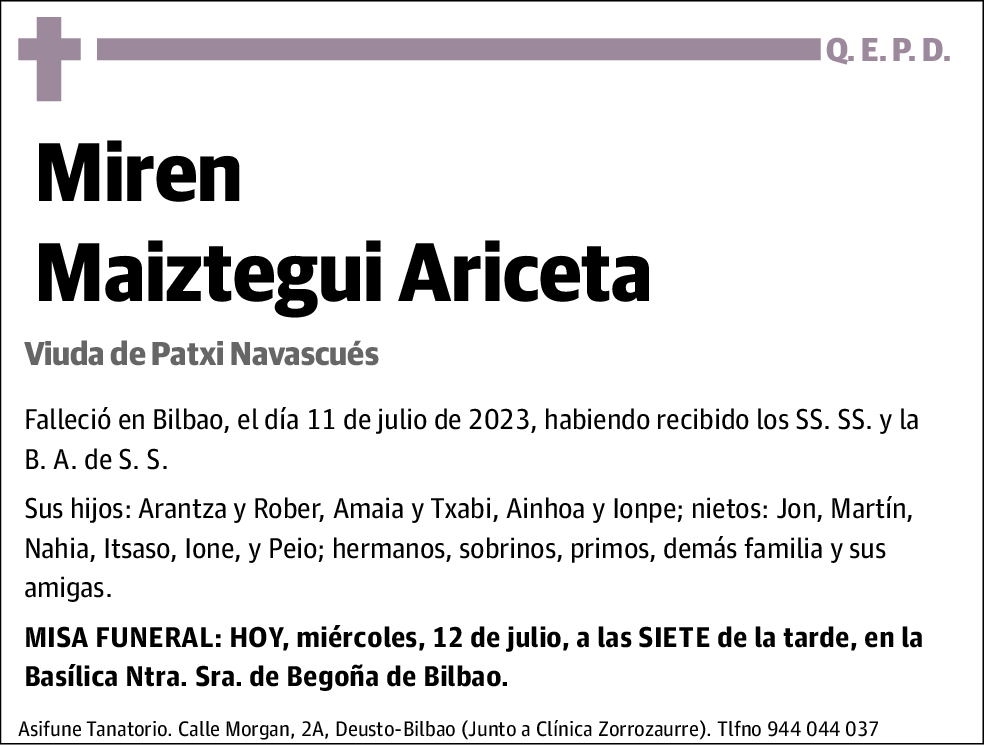 Miren Maiztegui Ariceta