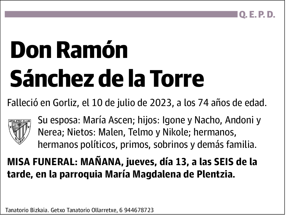 Ramón Sánchez de la Torre