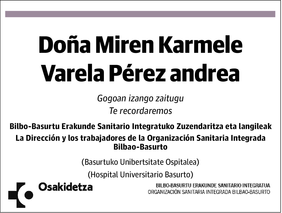 Miren Karmele Varela Pérez