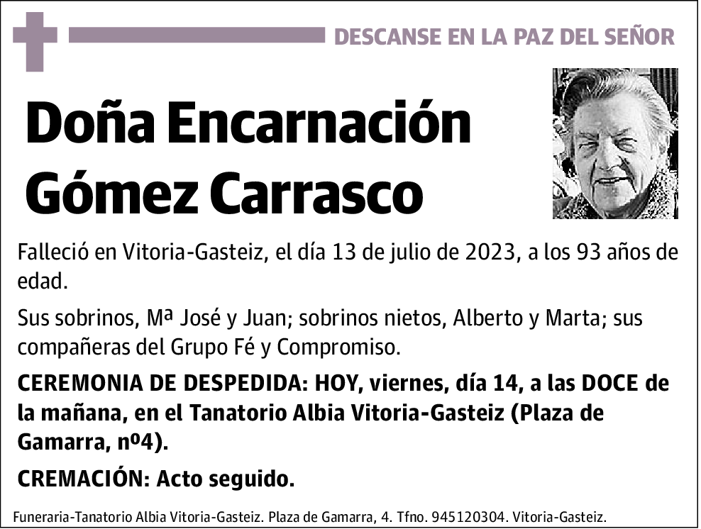 Encarnación Gómez Carrasco