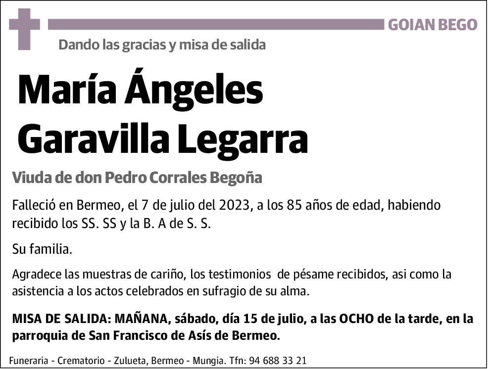 María Ángeles Garavilla Legarra