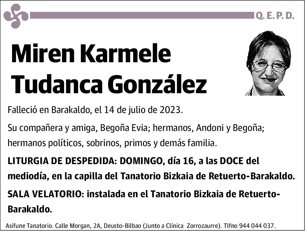 Miren Karmele Tudanca González