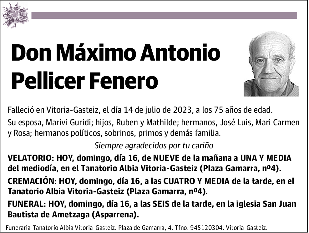 Máximo Antonio Pellicer Fenero