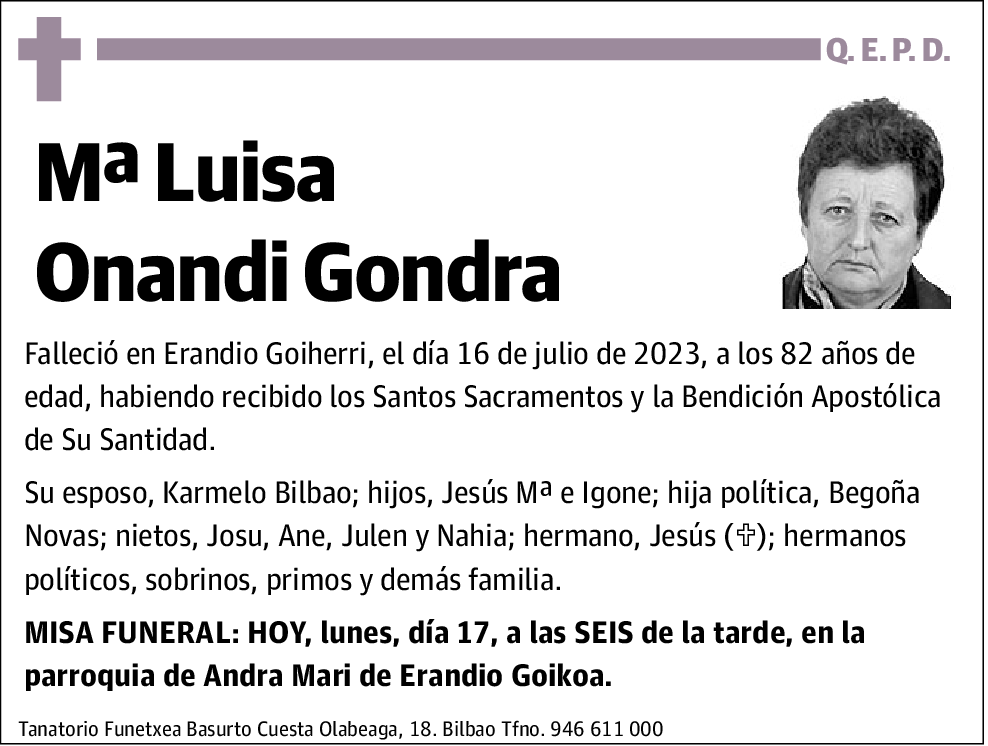 María Luisa Onandi Gondra