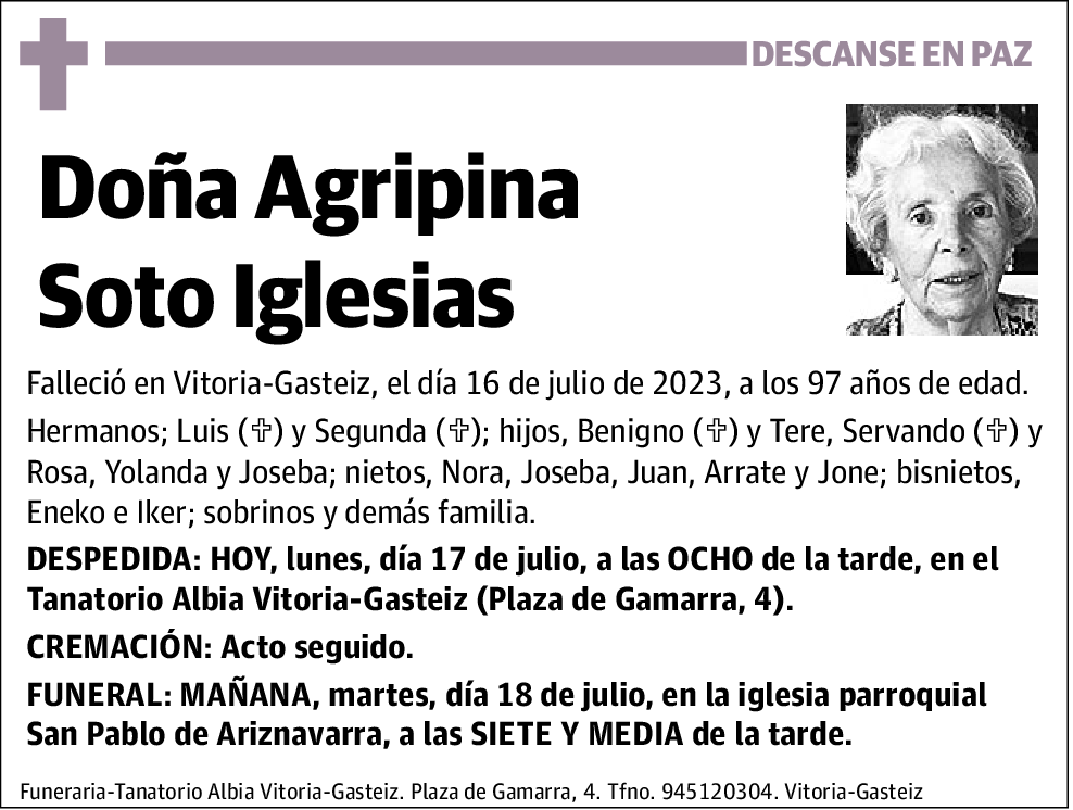 Agripina Soto Iglesias
