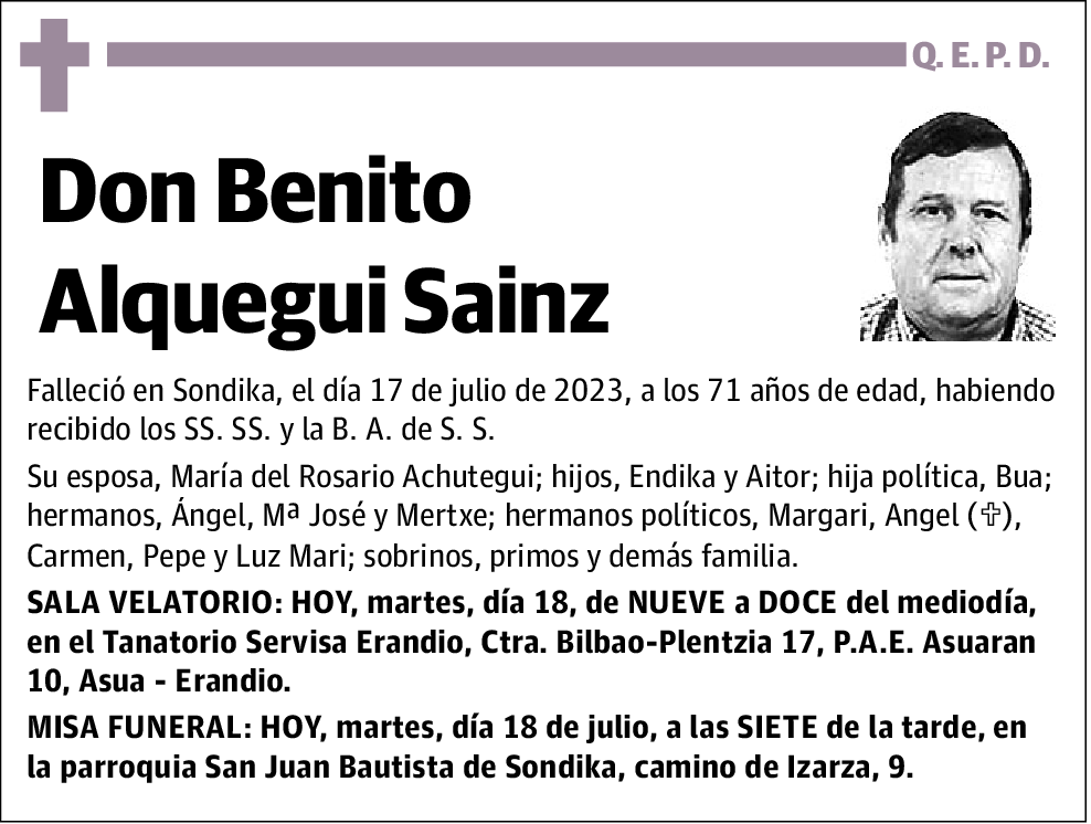 Benito Alquegui Sainz