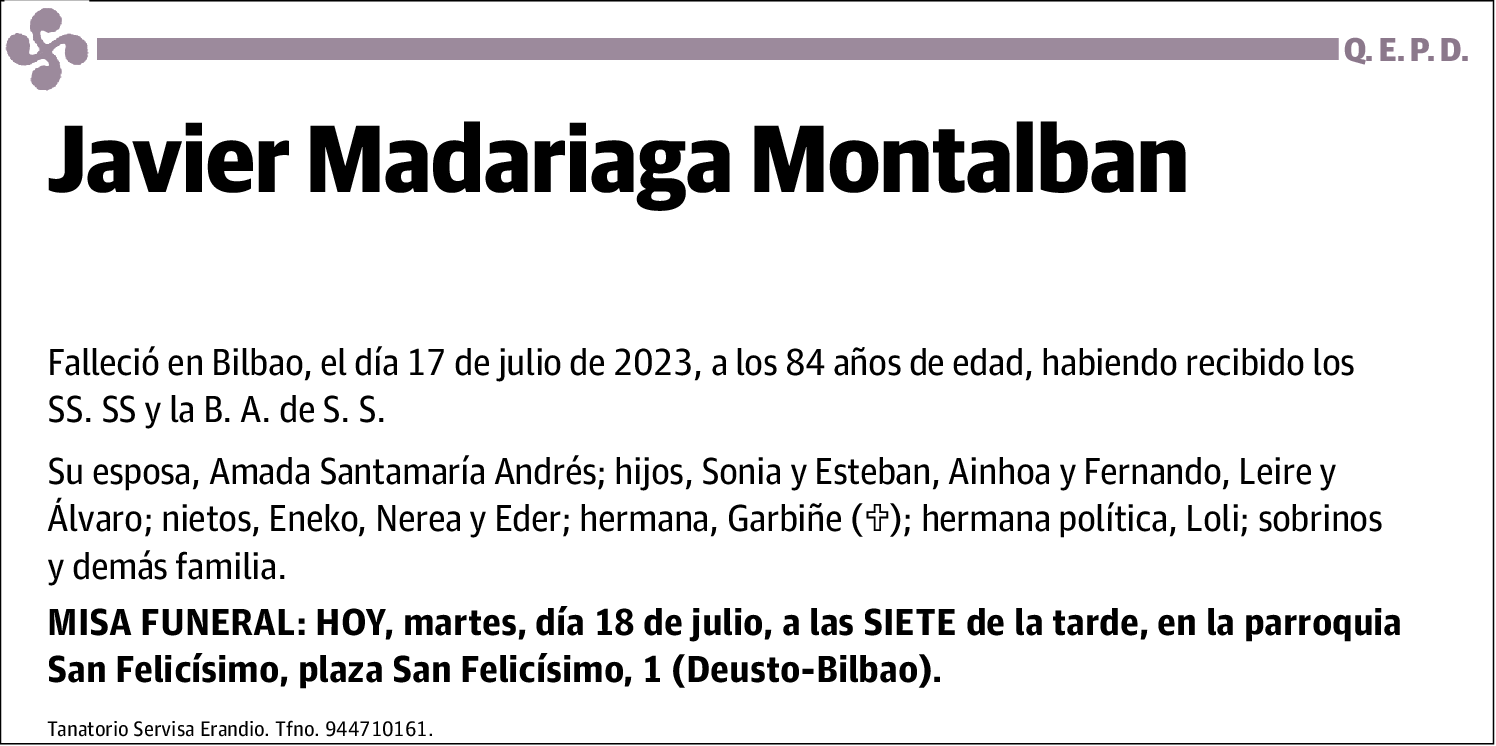 Javier Madariaga Montalban