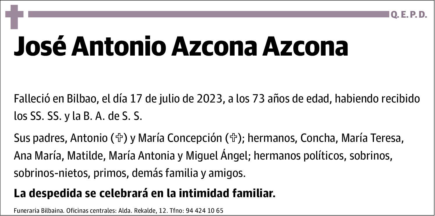 José Antonio Azcon Azcona