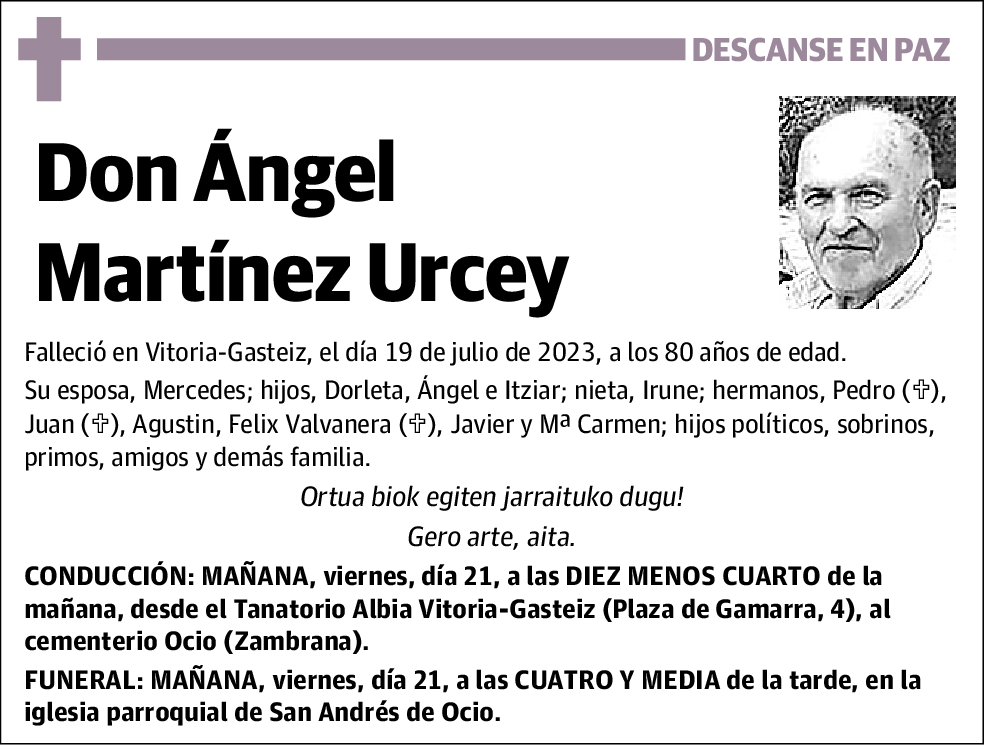 Ángel Martínez Urcey