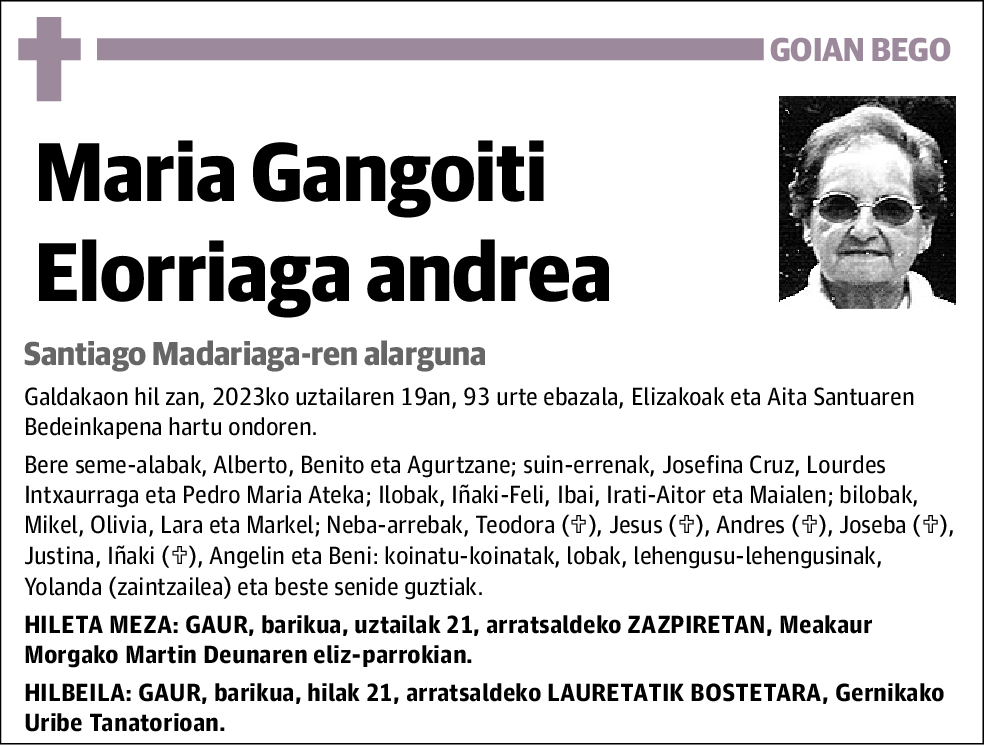 María Gangoiti Elorriaga