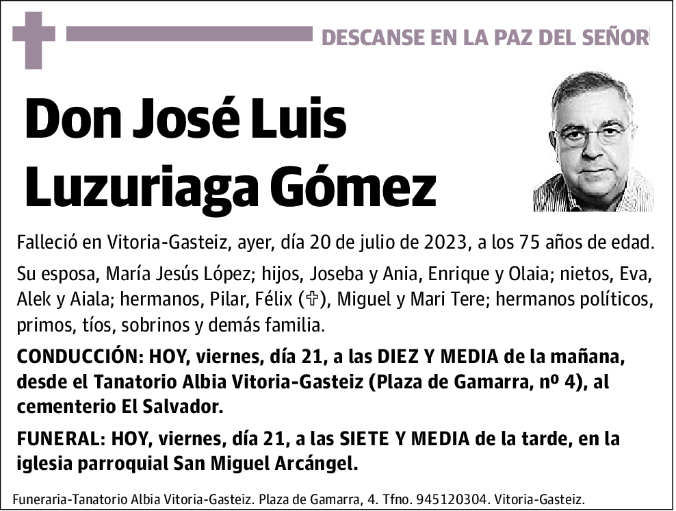 José Luis Luzuriaga Gómez