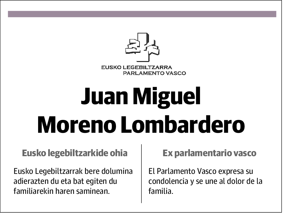 Juan Miguel Moreno Lombardero