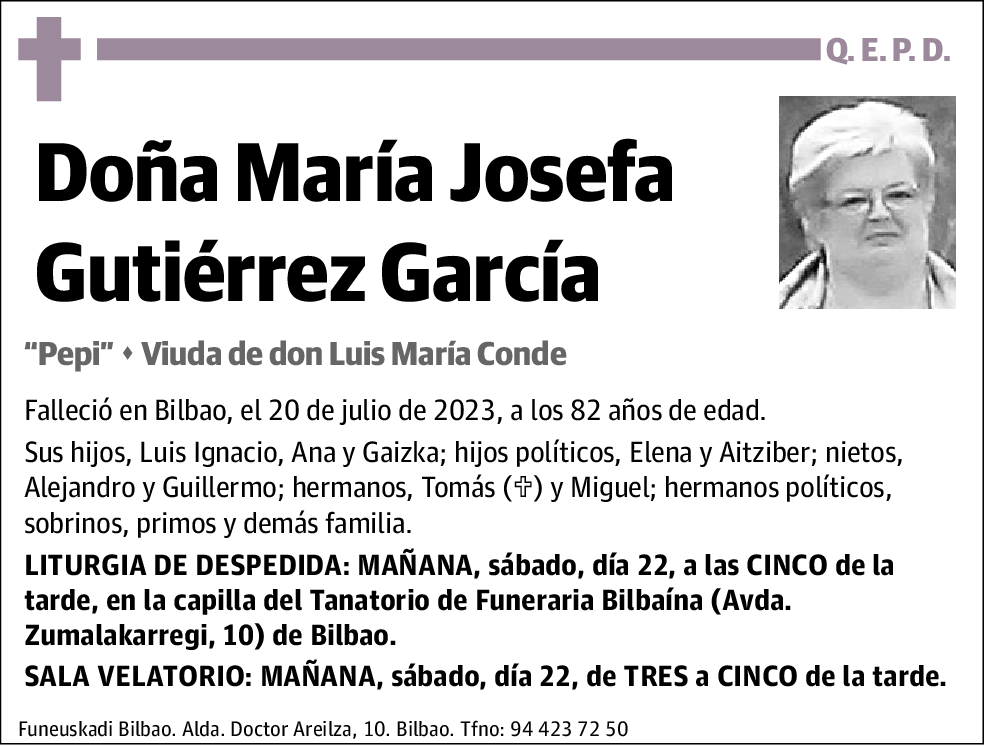 María Josefa Gutiérrez García