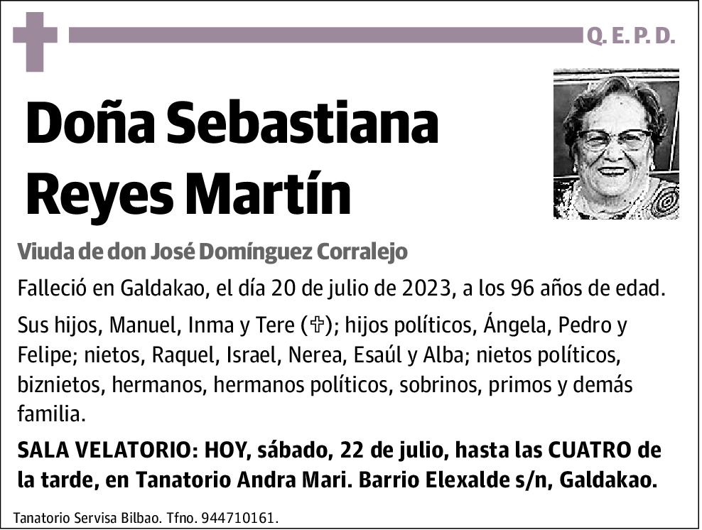 Sebastiana Reyes Martín