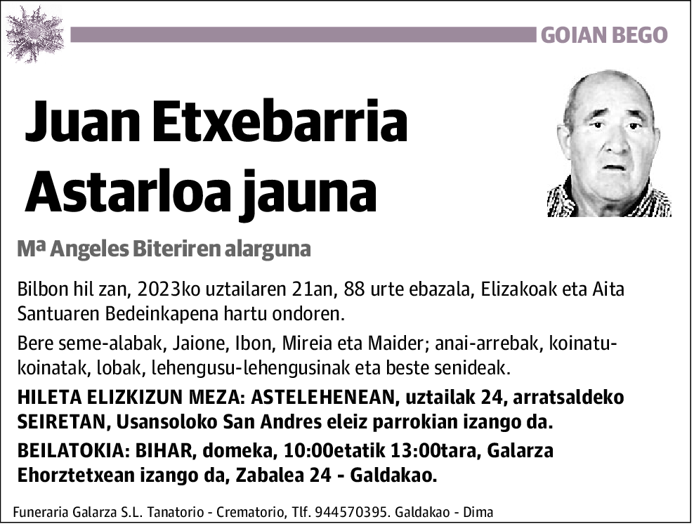 Juan Etxebarria Astarloa