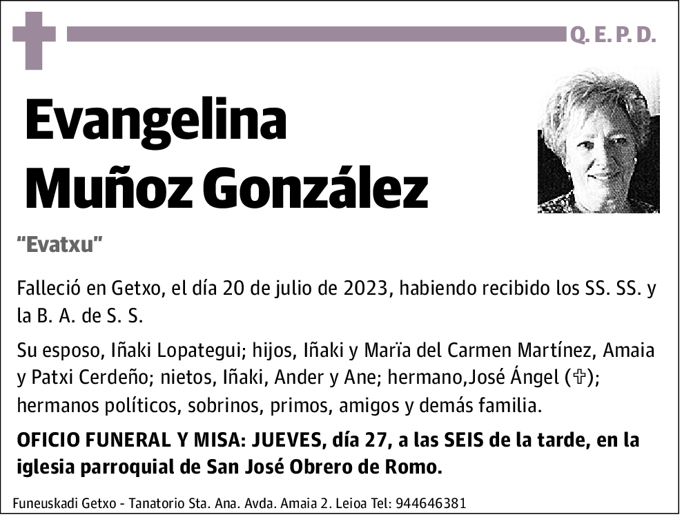 Evangelina Muñoz González