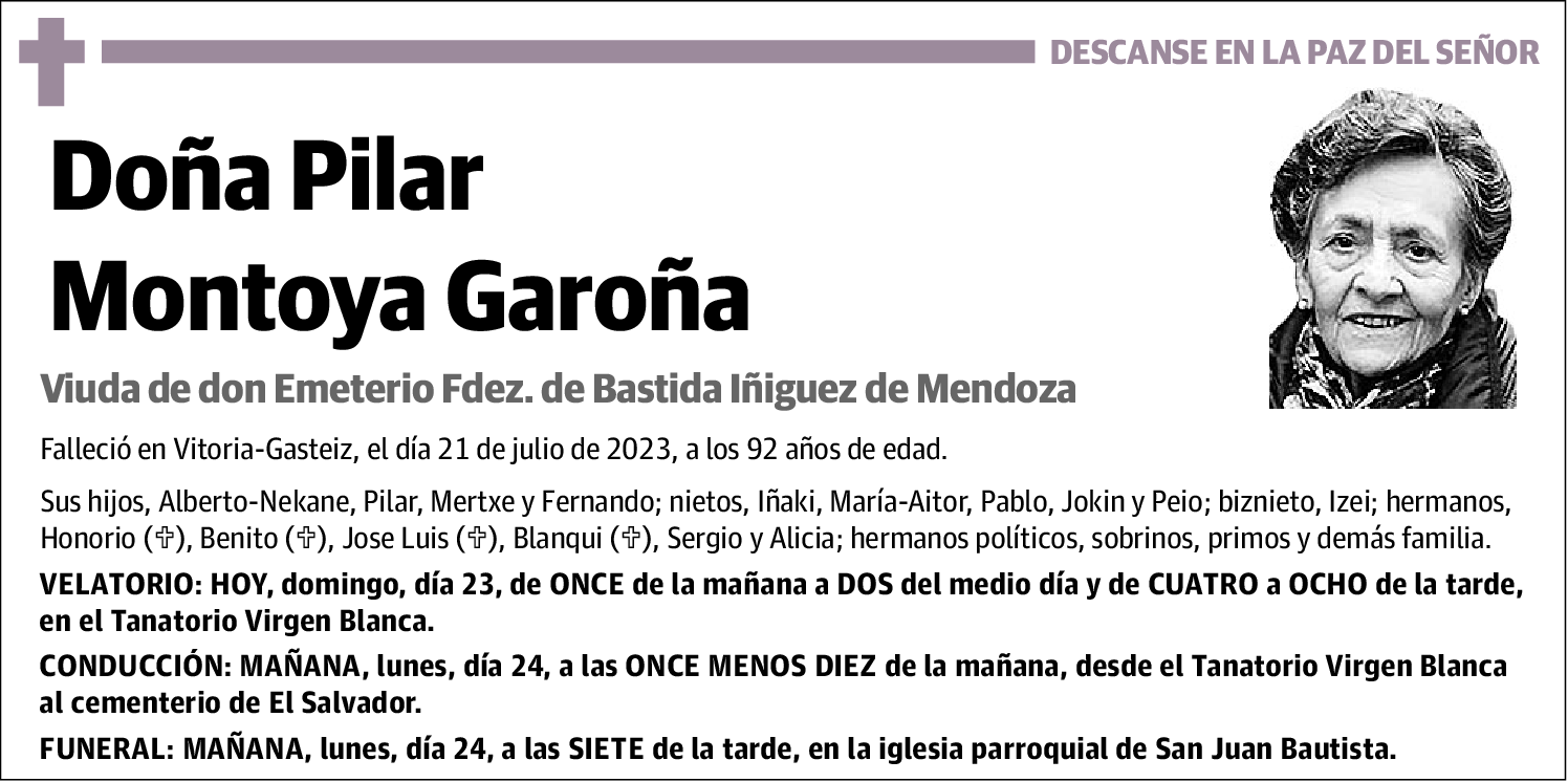 Pilar Montoya Garoña