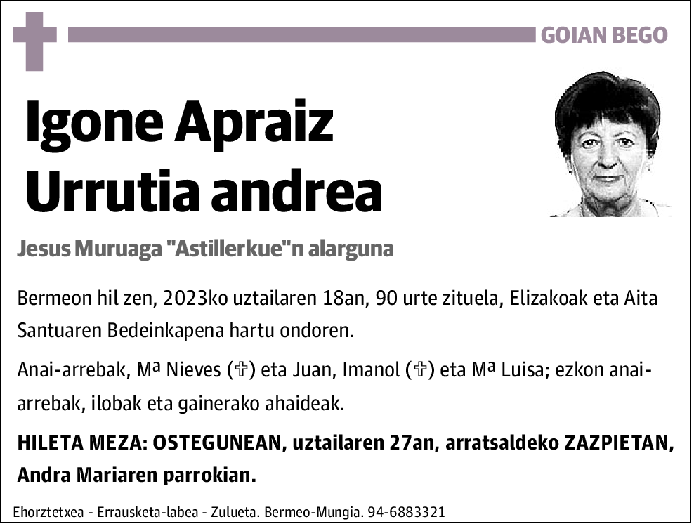 Igone Apraiz Urrutia