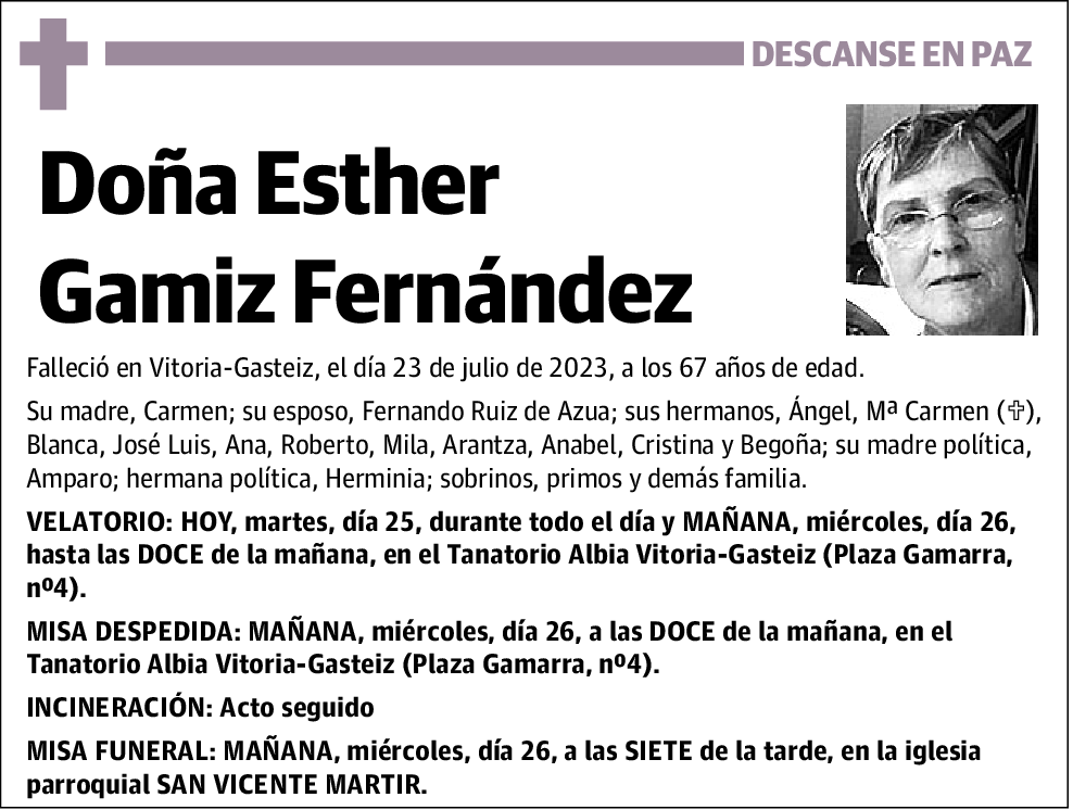 Esther Gamiz Fernández