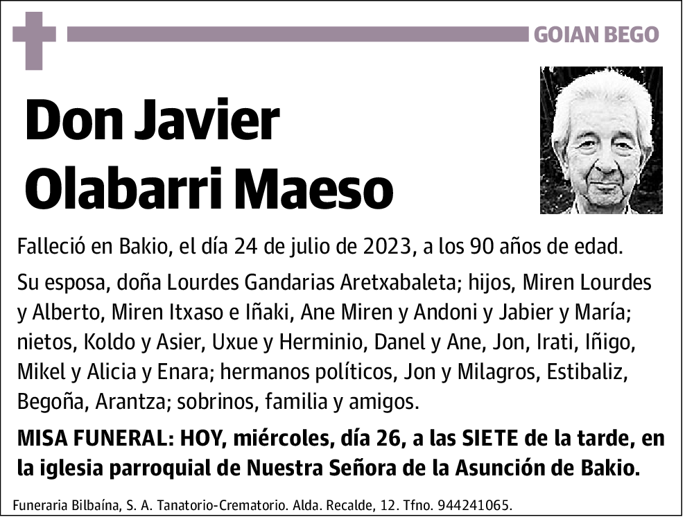 Javier Olabarri Maeso