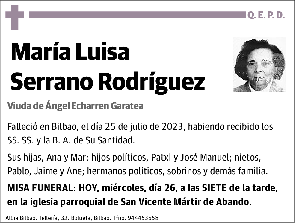 María Luisa Serrano Rodríguez