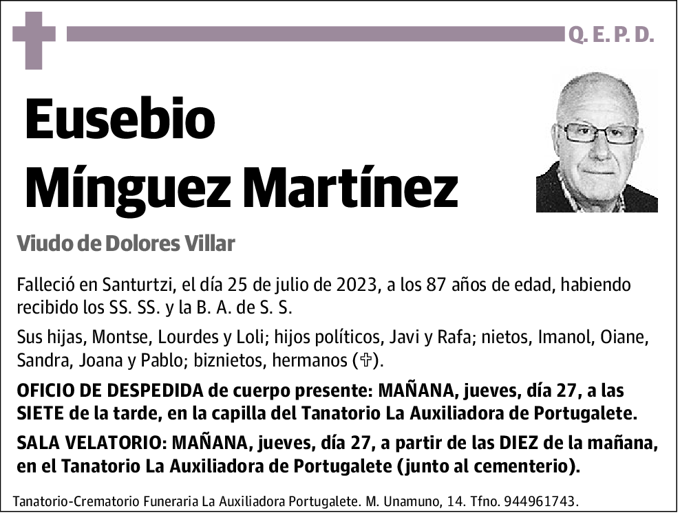 Eusebio Mínguez Martínez