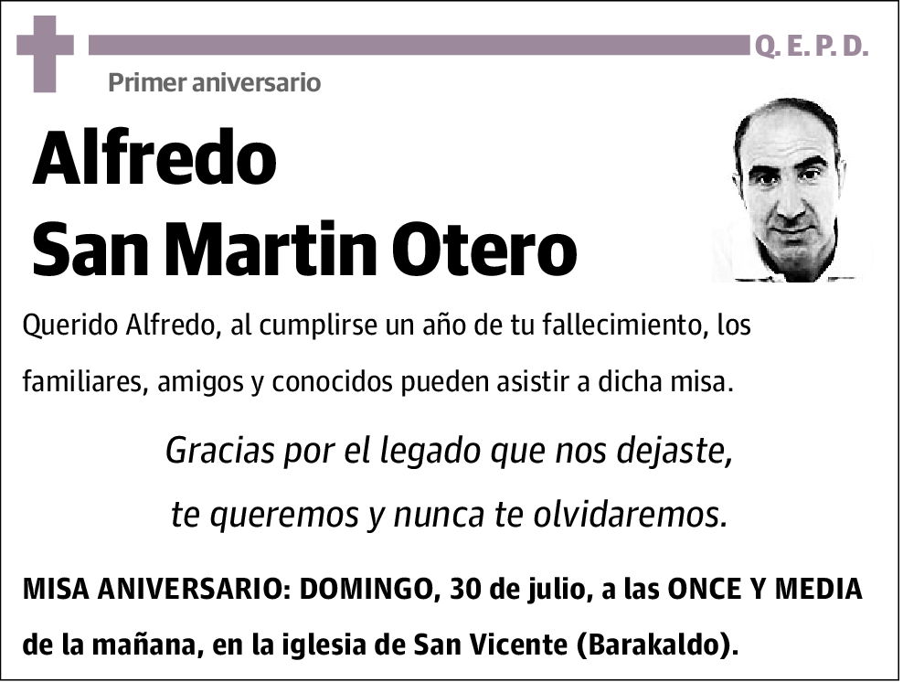 Alfredo San Martin Otero